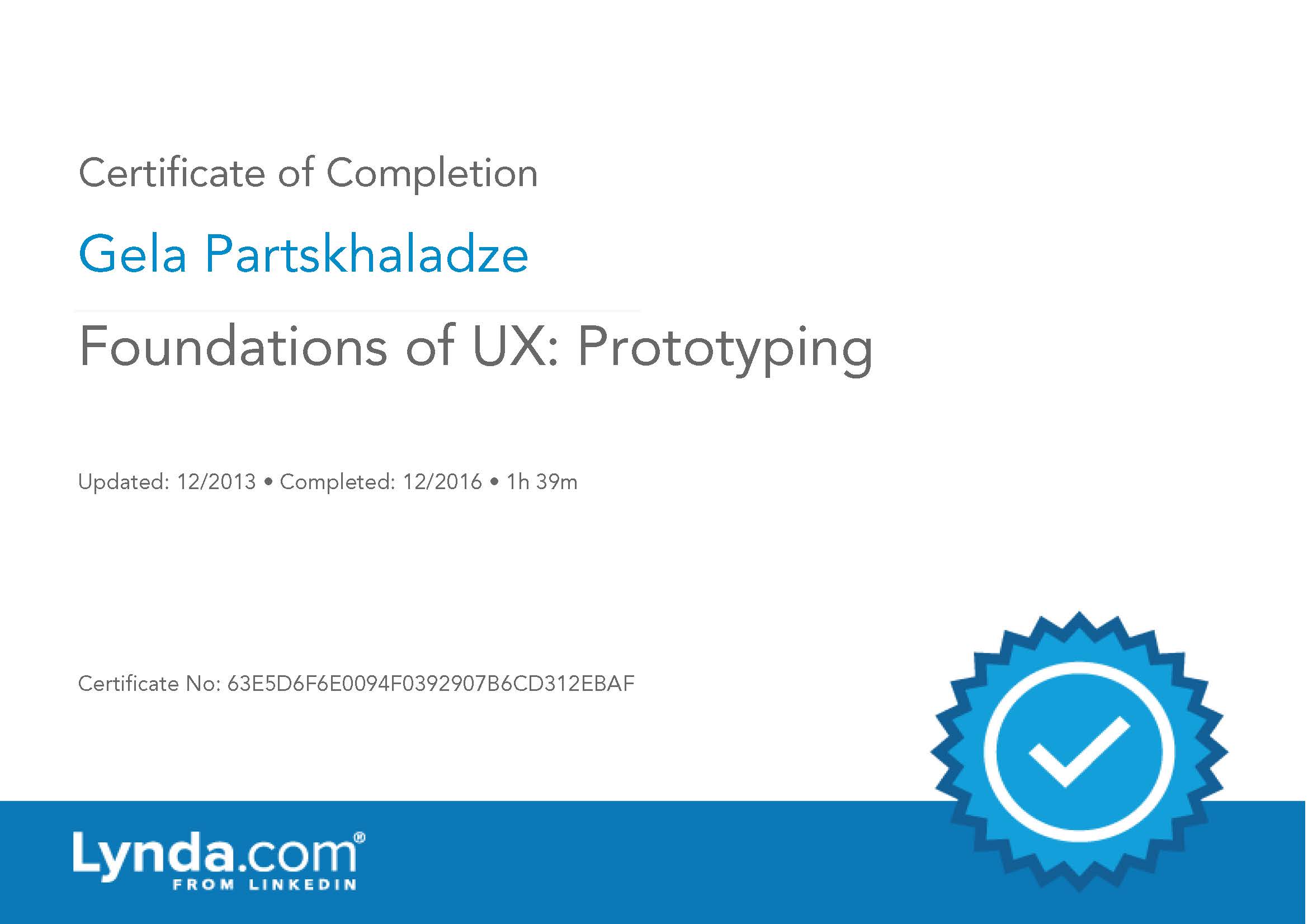 UX Foundations: Prototyping